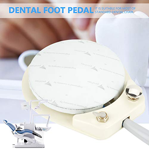 Sillón dental Dgtrhted Pedal de control de pie estándar de 4 orificios con cable de manguera de tubo