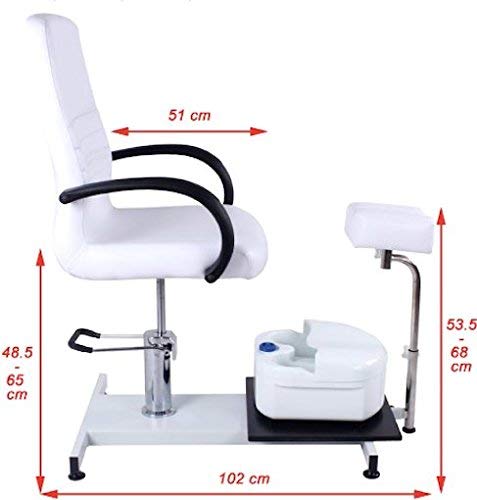 Sillón podologica Pedicura estética Masaje pie cuna Make Up Studio New