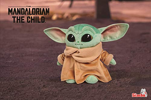 Simba Star Wars The Child-Mandalorian-Baby Yoda Peluche extra suave 25 cm, licencia oficial Disney 6315875778