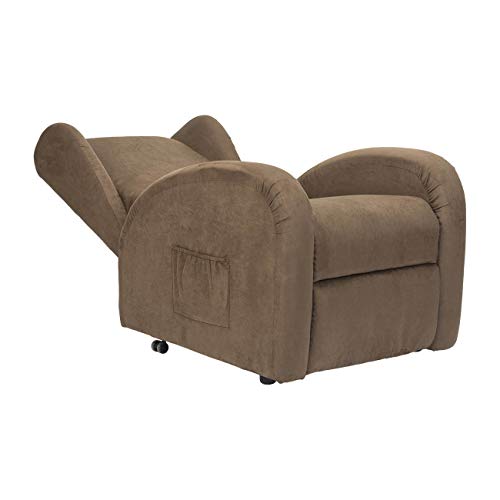 SIME - Sillón Levanta Personas combina con Motor de inclinación 1 Lola-1 M-MIBRO Brown Microfibra CE Medical