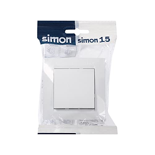 Simon F1590150030 Pulsador Serie 15 Blanco