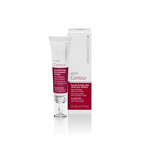 Singuladerm - XPERT Contour - Contorno de ojos antiarrugas - Gel contorno de ojos - Atenúa ojeras y bolsas - Ojos cansados - Efecto lifting - 15ml