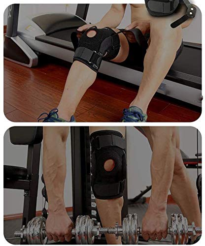 SJKZ Rodilla Apoyo de la Ayuda de la Manga de compresión - for Dolor de Las articulaciones, Artritis, tendinitis, Correr, se Pone en Cuclillas, Deportes, estabilizando 1Pcs Luz 1023