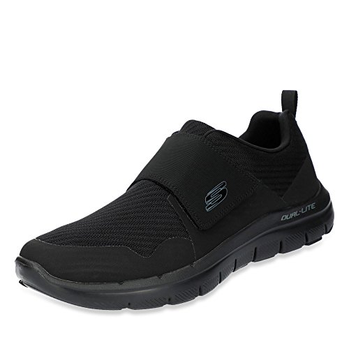 Skechers 52183 BBK, Gymnastics Shoe Hombre, Negro, 45 EU