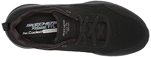 Skechers D'lux Pure Pleasure-Walker, Zapatillas Mujer, BBK Black Black Black, 41 EU