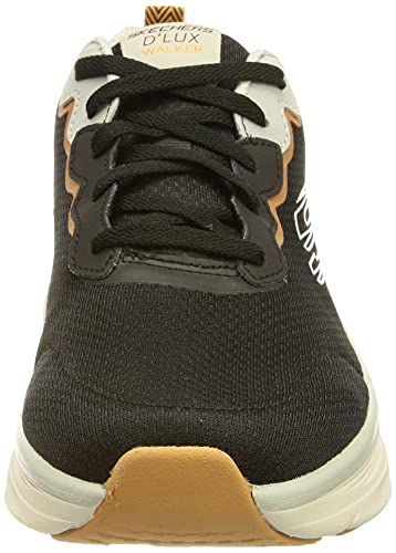 Skechers D'lux Walker, Zapatillas Hombre, Black, 43 EU