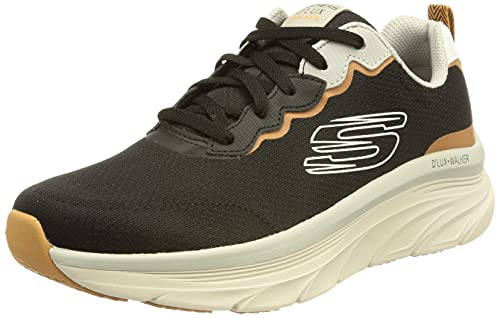 Skechers D'lux Walker, Zapatillas Hombre, Black, 43 EU