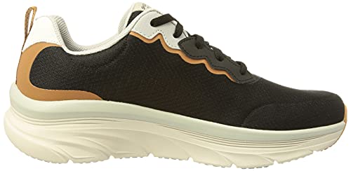 Skechers D'lux Walker, Zapatillas Hombre, Black, 43 EU