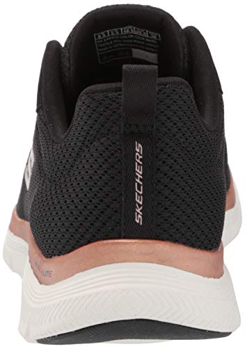 Skechers Flex Appeal 4.0 Brilliant View, Zapatillas Mujer, Negro, 39 EU