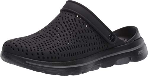 Skechers Go Walk 5 Astonished, Chanclas Mujer, Negro, 38 EU