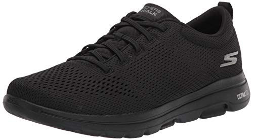 Skechers Go Walk 5-Warwick, Zapatillas Hombre, Black, 47 EU