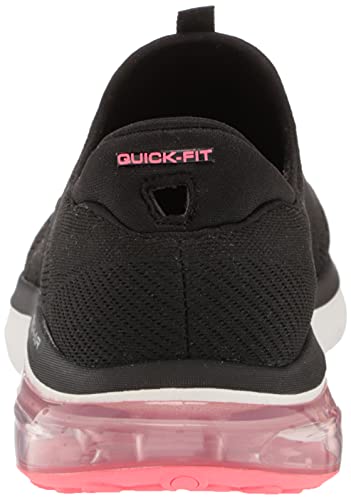 Skechers Go Walk Air 2.0, Zapatillas Mujer, Black/Pink, 37.5 EU