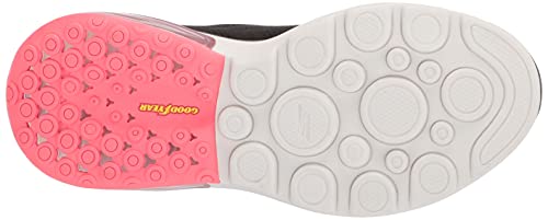 Skechers Go Walk Air 2.0, Zapatillas Mujer, Black/Pink, 37.5 EU