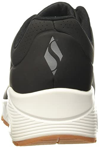 Skechers Uno- Stand On Air, Zapatillas Mujer, Negro (BLK Black Durabuck), 40 EU