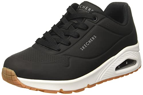 Skechers Uno- Stand On Air, Zapatillas Mujer, Negro (BLK Black Durabuck), 40 EU