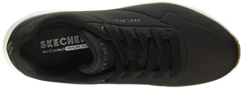 Skechers Uno- Stand On Air, Zapatillas Mujer, Negro (BLK Black Durabuck), 40 EU