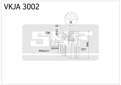 SKF VKJA 3002 Junta homocinética