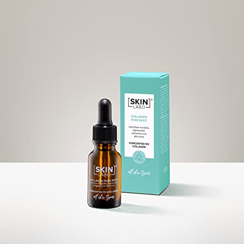 SkinLabo - Shot De Colágeno Concentrado. Sérum facial para contrarrestar y prevenir la formación de arrugas. Para todos los tipos de piel. 15 ml.