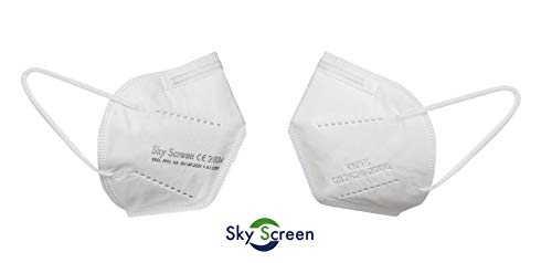 Sky Screen Mascarillas FFP2 KN95 20 unidades mascarillas homologadas certificado CE y EN 149:2001+A1:2009