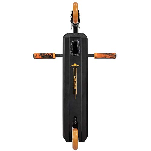 Slamm Scooters Classic V8 Patinetes, Adultos Unisex, Black/Orange (Multicolor), Talla Única