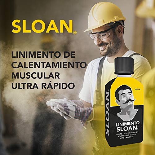 Sloan Linimento 100 ml | Linimento Efecto Calor para el Masaje | Capsaicina, Árnica y Aceites Esenciales