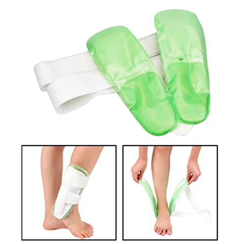 SM SunniMix Soporte de tobillo Soporte de ortesis ajustable Almohadillas protectoras Férula estabilizadora maleolar para esguince Tendinitis Fascitis plantar - BLANCO