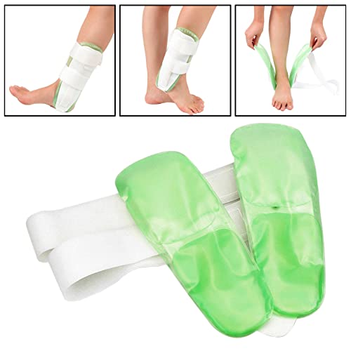 SM SunniMix Soporte de tobillo Soporte de ortesis ajustable Almohadillas protectoras Férula estabilizadora maleolar para esguince Tendinitis Fascitis plantar - BLANCO