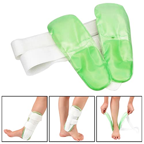 SM SunniMix Soporte de tobillo Soporte de ortesis ajustable Almohadillas protectoras Férula estabilizadora maleolar para esguince Tendinitis Fascitis plantar - BLANCO