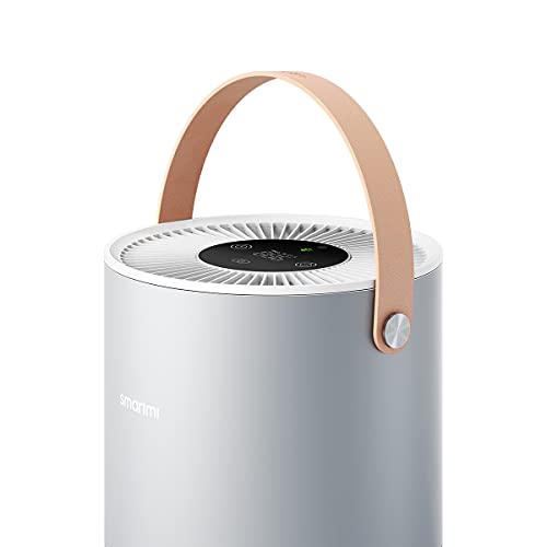 SMART MI Air Purifier P1: Purificador de aire inteligente de alta precisión (filtro HEPA 13,captura el 99,97% de partículas,silencioso 19Db,250m3/CADRH,sensor láser de partículas,asa para transportar)