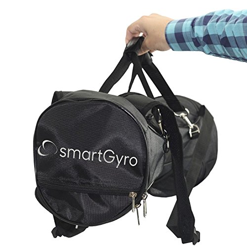 SmartGyro Serie X Bag Black - Bolsa para Patinete eléctrico, Compatible con patinetes eléctricos de 6,5", Nilón, Cremalleras, Bolsillos