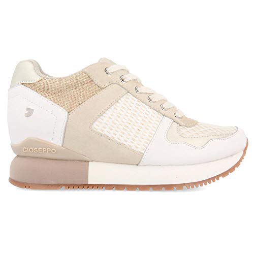 Sneakers Beige con cuña Interna para Mujer Bastogne