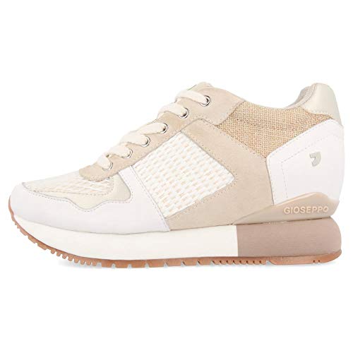 Sneakers Beige con cuña Interna para Mujer Bastogne