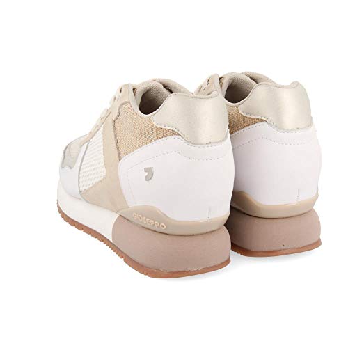 Sneakers Beige con cuña Interna para Mujer Bastogne