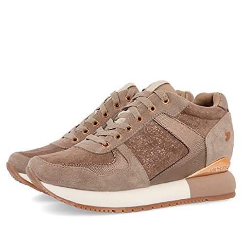 Sneakers Beige con cuña Interna para Mujer HAVELANGE