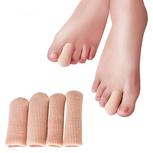 SOFIT 2 pars Gel Dedos de Los Pies Hidratante para Mangas, Tapas de Dedo Mangas, Protector Hidratante Estirable del Tubo de Cuttable para Los Granos, para Aliviar Callos, Juanetes y Ampollas