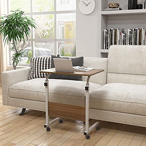 SogesHome Mesa de Ordenador Portatil 60 * 40cm con Ranura para Tableta,Escritorio de Altura Regulable,Mesa Auxiliar portátil para sofá Cama,05#3-60OK-SH