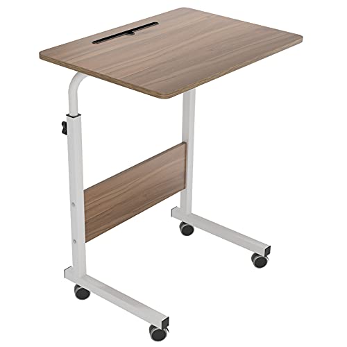 SogesHome Mesa de Ordenador Portatil 60 * 40cm con Ranura para Tableta,Escritorio de Altura Regulable,Mesa Auxiliar portátil para sofá Cama,05#3-60OK-SH