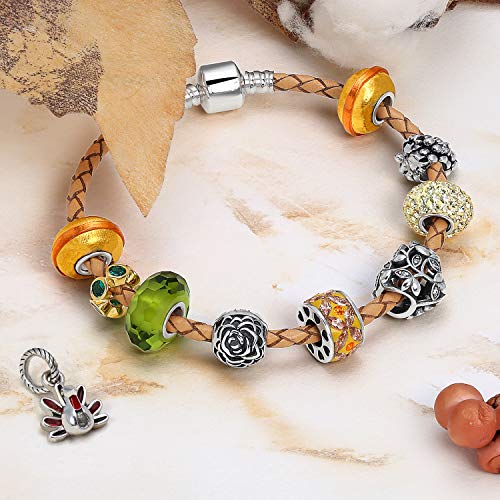 Sólido translúcido verde lima facetado cristal de Murano .925 plata esterlina core spacer bead fits european charm bracelet for women teen