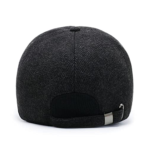 Sombreros Hombre Invierno Sombrero para Hombre Protección para Los Oídos De Otoño E Invierno Gorra De Béisbol Gorra Cálida para Personas Mayores Y De Mediana Edad Gorra De Algodón De Terciopelo Grues