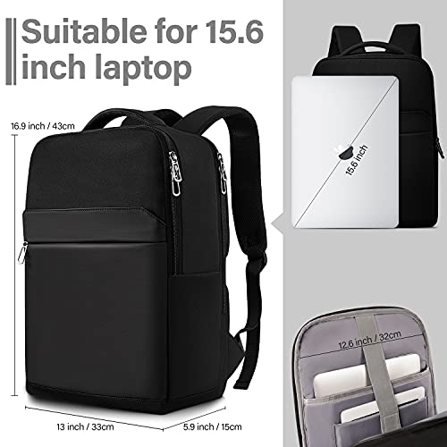 SONAMBULO Mochila para Portátil, Mochila Unisex Impermeable de hasta 15.6 Pulgadas,Mochila de Portatil con Puerto USB,Mochila Ordenador Portatil Para los Viajes,Escolares o Negocio