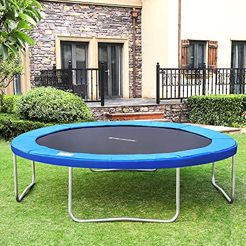 SONGMICS Cubierta para Borde de Cama Elástica, Cojín de Protección  Ideal para Trampolín Ø 305 cm, Tapa de Resortes de PVC, Cubierta par a Resortes, 30 cm de Ancho, 2 cm de Espesor, Azul, Anti-UV STP10FT