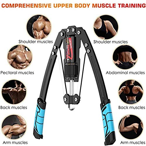 SONGZO Twister de Potencia Hidráulica Ajustable Twister Brazo Ejercitador Inicio Extensor de Pecho Casero con Resistencia 10-200 Kg