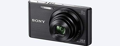 Sony DSC-W830 - Cámara compacta de 20.1 Mp (pantalla de 2.7", zoom óptico 8x, estabilizador óptico), negro