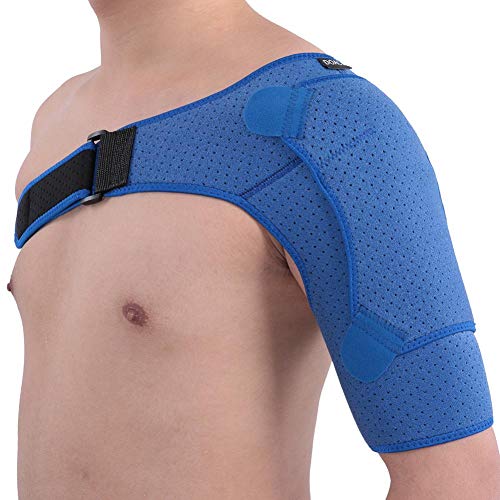 Soporte de Hombro Ajustable para Manguito rotador Roto, tendinitis, dislocación, articulación AC, Bursitis, desgarro del Labrum, Dolor, se Adapta al Hombro Derecho o Izquierdo (31-38in)