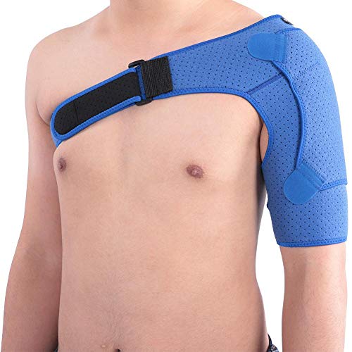 Soporte de Hombro Ajustable para Manguito rotador Roto, tendinitis, dislocación, articulación AC, Bursitis, desgarro del Labrum, Dolor, se Adapta al Hombro Derecho o Izquierdo (31-38in)