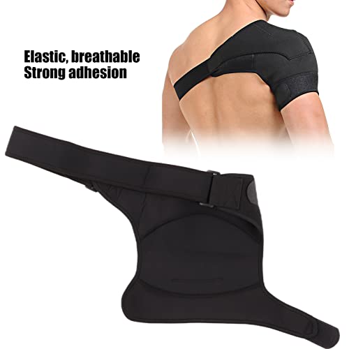 Soporte de hombro con almohadilla de presión para hombres y mujeres, soporte de hombro ajustable para manguito rotador roto, tendinitis, dislocación, articulación AC, bursitis, desgarro del labrum, do