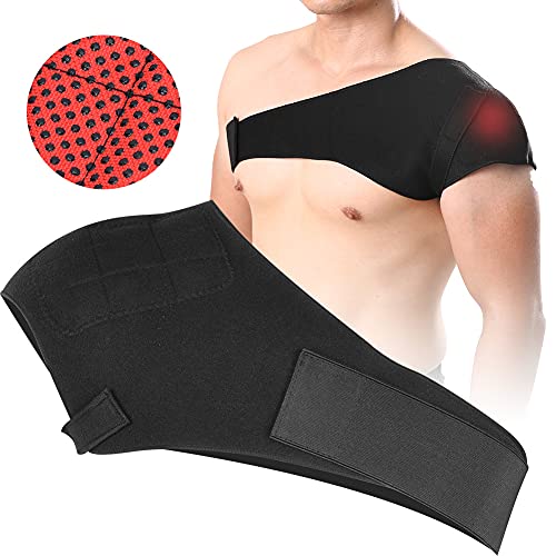 Soporte de hombro y alivio del dolor por compresión, soporte de hombro ajustable para manguito rotador desgarrado, tendinitis, dislocación, articulación AC, bursitis, desgarro del labrum, dolor, se ad