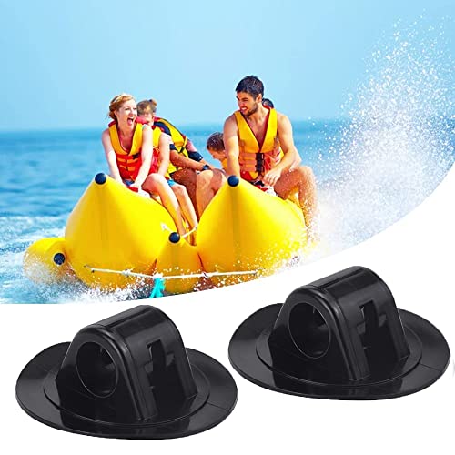 Soporte de Motor de Barco,8 Piezas Soporte de Motor para Kayak,Accesorios de Kayak Los Titulares,Accesorio de Canoa Vertical,Ojal de Montaje del Motor,para Bote Auxiliar,Accesorios de Canoa(Negro)