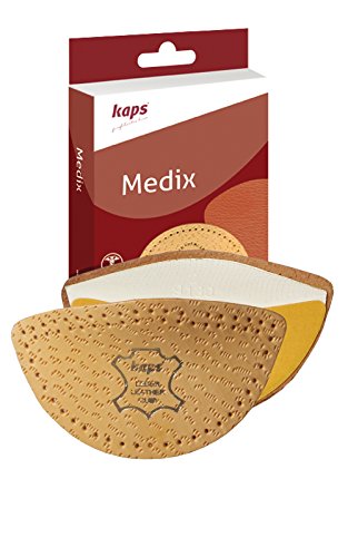 Soporte Longitudinal para el Puente del Pie Hombre Mujer - Plantillas para Zapatos de Medix Hechas con Piel de Oveja para la Almohadilla de Soporte del Puente y Alivio del Dolor (41-43 EUR)