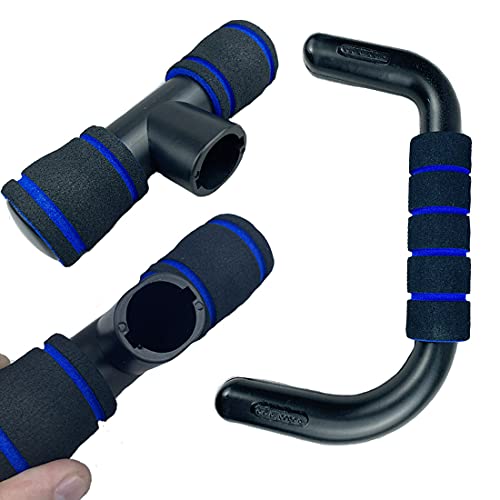 Soporte para Flexiones, Push up Bars Stand, 1 Par de Flexiones Ejercicios Manijas Flexiones con Empuñaduras con Empuñadura de Espuma para Ejercicios Gimnasio Entrenamiento Deporte